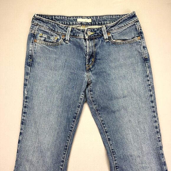Levi's 545 Jeans Women's 8M Low Boot Cut Blue Medium Wash Y2K Grunge - Picture 2 of 14